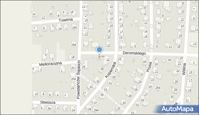 Goczałkowice-Zdrój, Żeromskiego Stefana, 2c, mapa Goczałkowice-Zdrój