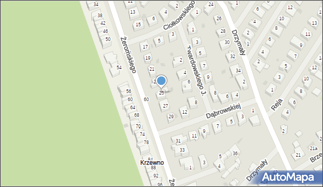 Goleniów, Żeromskiego Stefana, 25, mapa Goleniów