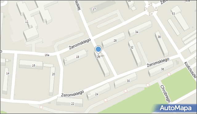 Golub-Dobrzyń, Żeromskiego Stefana, 26, mapa Golub-Dobrzyń