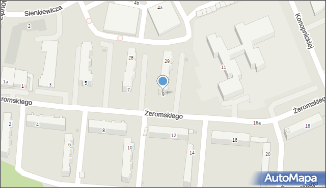 Golub-Dobrzyń, Żeromskiego Stefana, 9, mapa Golub-Dobrzyń