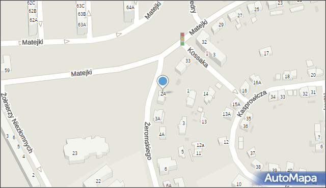 Gorzów Wielkopolski, Żeromskiego Stefana, 2A, mapa Gorzów Wielkopolski