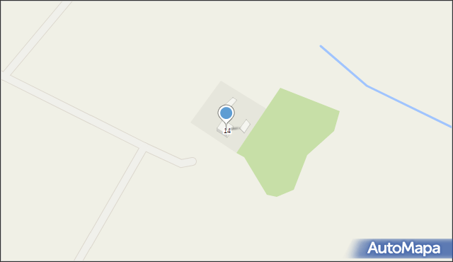 Grochy-Serwatki, Żeromin Drugi, 14, mapa Grochy-Serwatki