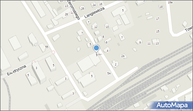 Grodzisk Mazowiecki, Żeromskiego Stefana, 3, mapa Grodzisk Mazowiecki