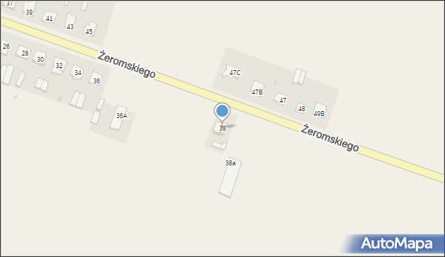 Grudusk, Żeromskiego Stefana, 38, mapa Grudusk