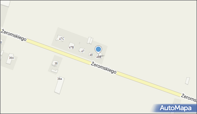 Grudusk, Żeromskiego Stefana, 49B, mapa Grudusk