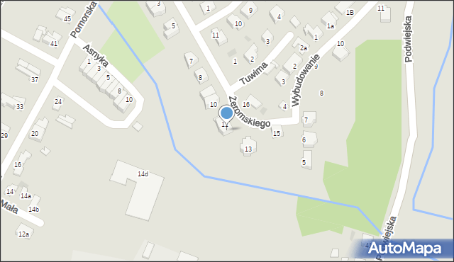 Gryfice, Żeromskiego Stefana, 12, mapa Gryfice