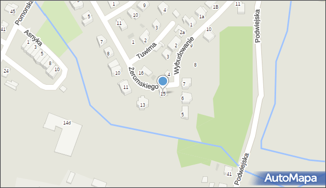 Gryfice, Żeromskiego Stefana, 15, mapa Gryfice