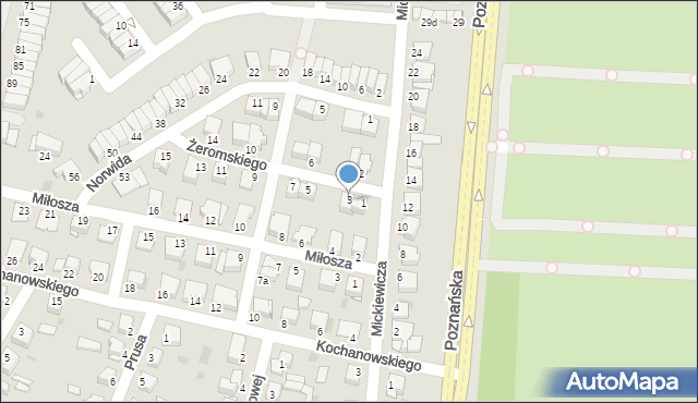 Inowrocław, Żeromskiego Stefana, 3, mapa Inowrocławia