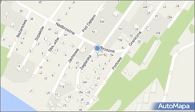 Izbica, Żeglarska, 2, mapa Izbica