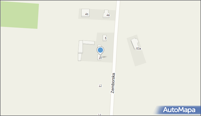 Jakubowice Konińskie-Kolonia, Zemborska, 10, mapa Jakubowice Konińskie-Kolonia