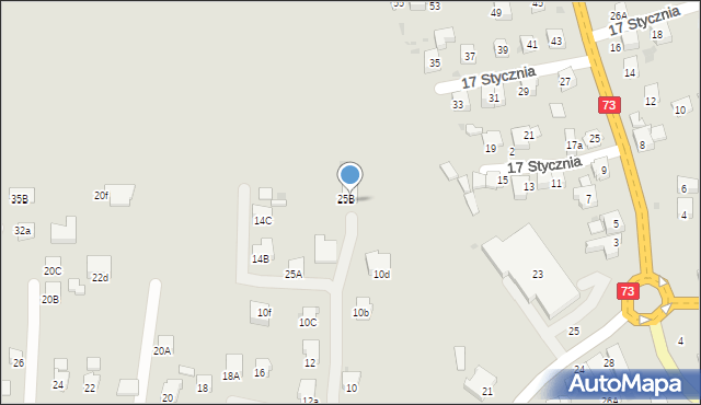 Jasło, Żeromskiego Stefana, 14, mapa Jasła