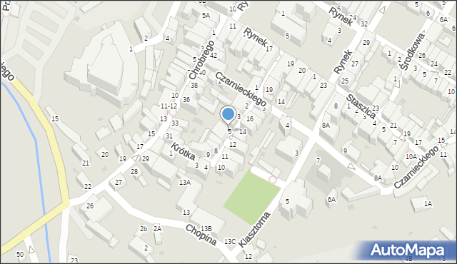 Jawor, Żeromskiego Stefana, 5, mapa Jawor