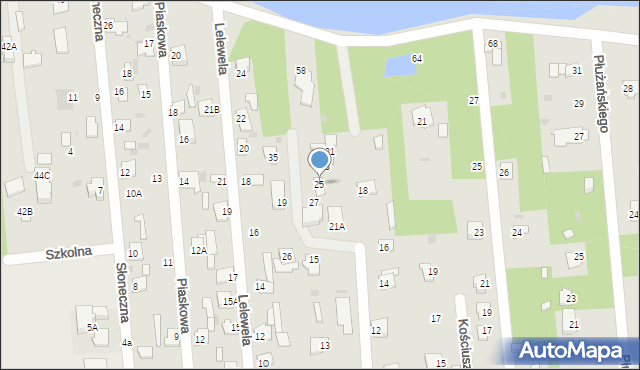 Jedlnia-Letnisko, Żerańskiego, 25, mapa Jedlnia-Letnisko