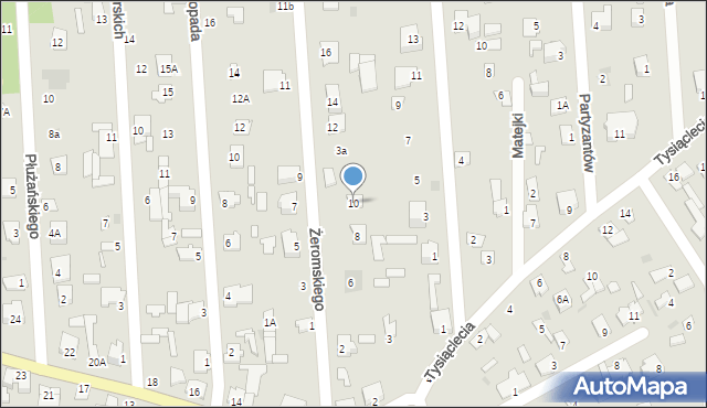 Jedlnia-Letnisko, Żeromskiego Stefana, 10, mapa Jedlnia-Letnisko