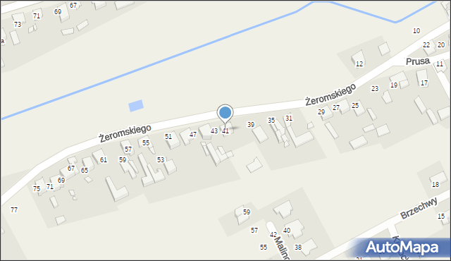 Kamyk, Żeromskiego Stefana, 41, mapa Kamyk