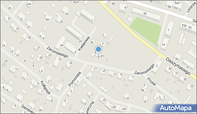 Kętrzyn, Żeromskiego Stefana, 4, mapa Kętrzyn