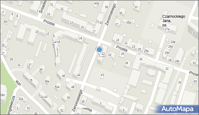 Kielce, Żeromskiego Stefana, 41, mapa Kielc