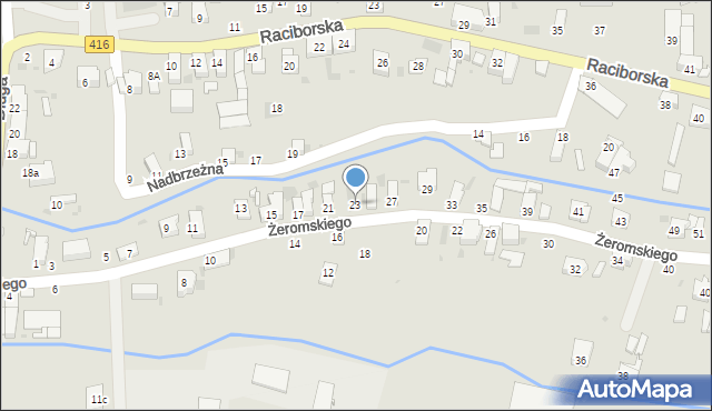Kietrz, Żeromskiego Stefana, 23, mapa Kietrz