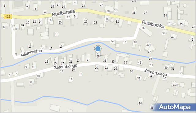 Kietrz, Żeromskiego Stefana, 29, mapa Kietrz
