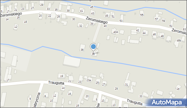 Kietrz, Żeromskiego Stefana, 38, mapa Kietrz