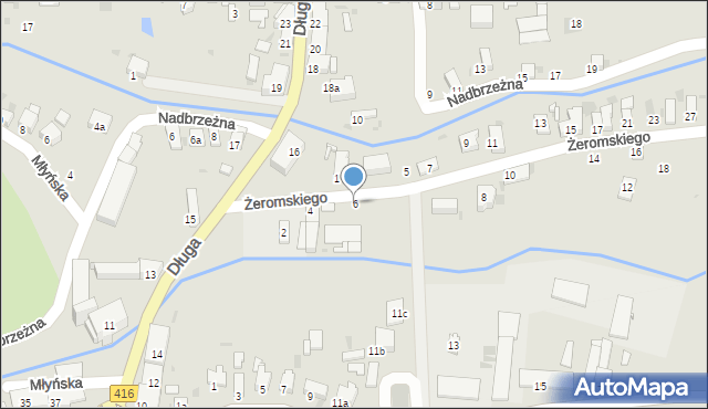 Kietrz, Żeromskiego Stefana, 6, mapa Kietrz