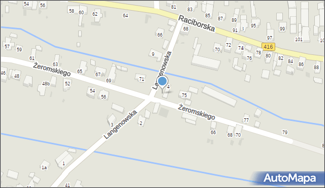Kietrz, Żeromskiego Stefana, 73, mapa Kietrz