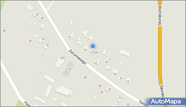 Klimontów, Żeromskiego Stefana, 11a, mapa Klimontów