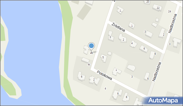 Kłodawa, Żeglarska, 4b, mapa Kłodawa