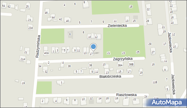 Kobyłka, Zegrzyńska, 19, mapa Kobyłka