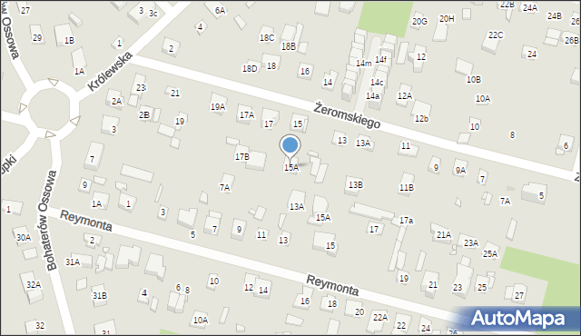 Kobyłka, Żeromskiego Stefana, 15A, mapa Kobyłka