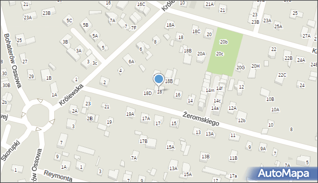 Kobyłka, Żeromskiego Stefana, 18, mapa Kobyłka