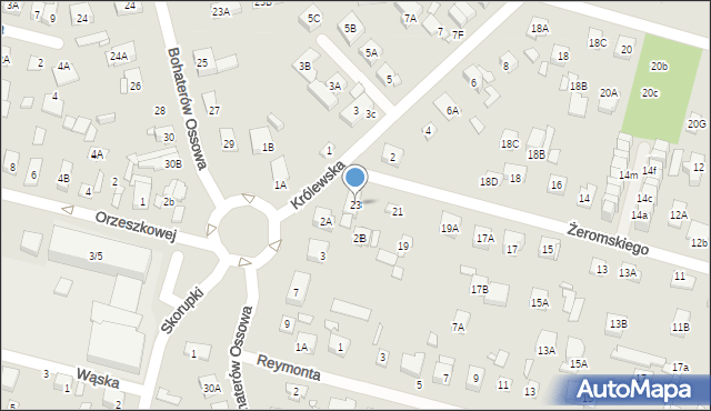 Kobyłka, Żeromskiego Stefana, 23, mapa Kobyłka
