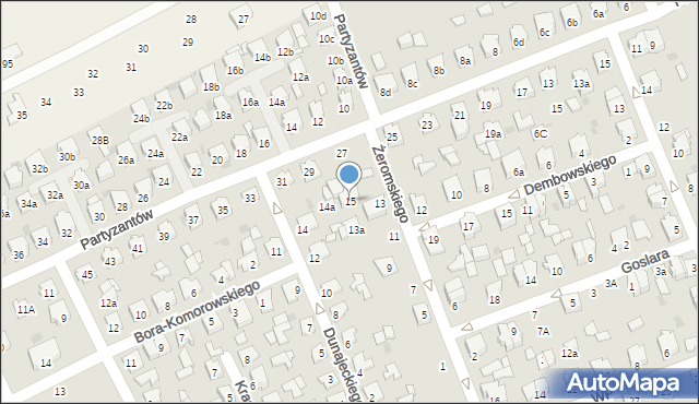 Kolbuszowa, Żeromskiego Stefana, 15, mapa Kolbuszowa