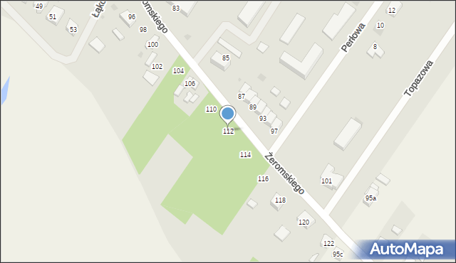 Koło, Żeromskiego Stefana, 112, mapa Koło