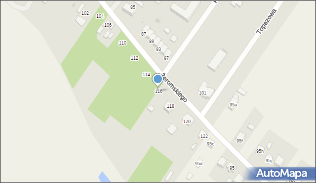 Koło, Żeromskiego Stefana, 116, mapa Koło
