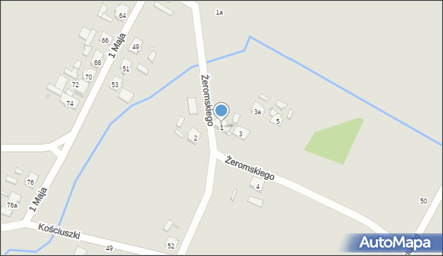 Kolonowskie, Żeromskiego Stefana, 1, mapa Kolonowskie