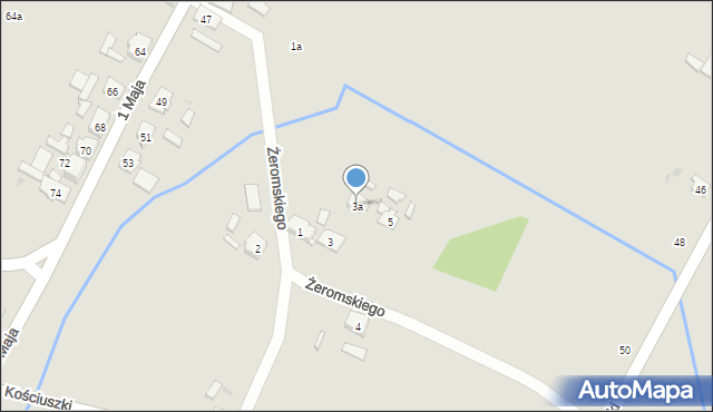 Kolonowskie, Żeromskiego Stefana, 3a, mapa Kolonowskie