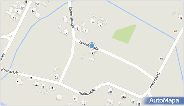 Kolonowskie, Żeromskiego Stefana, 4, mapa Kolonowskie