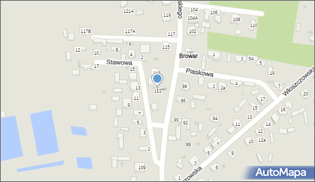 Koniecpol, Żeromskiego Stefana, 111, mapa Koniecpol