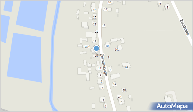 Koniecpol, Żeromskiego Stefana, 15, mapa Koniecpol