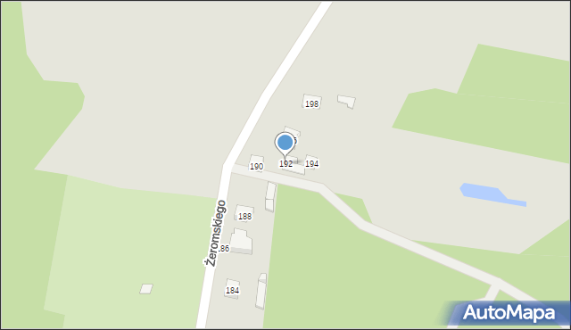 Koniecpol, Żeromskiego Stefana, 192, mapa Koniecpol