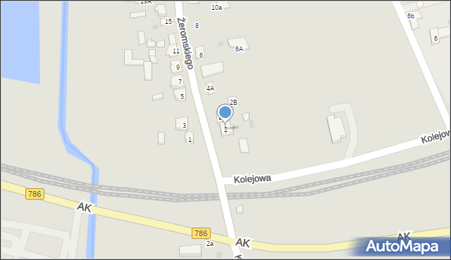 Koniecpol, Żeromskiego Stefana, 2, mapa Koniecpol