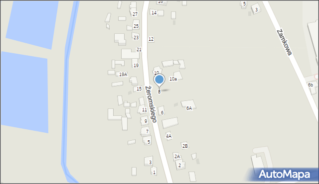 Koniecpol, Żeromskiego Stefana, 8, mapa Koniecpol