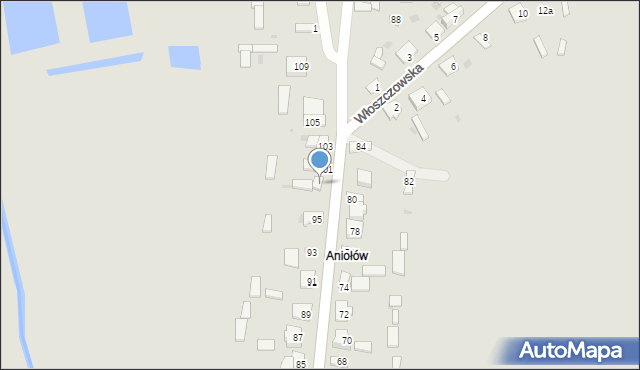 Koniecpol, Żeromskiego Stefana, 99, mapa Koniecpol