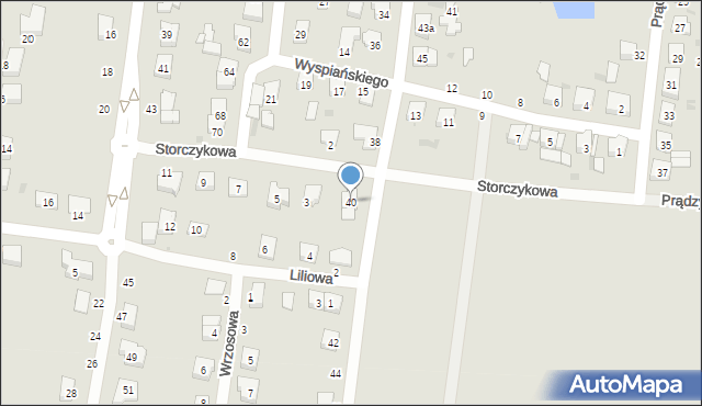 Kostrzyn, Żeromskiego Stefana, 40, mapa Kostrzyn