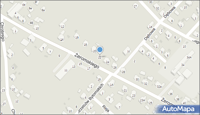 Krapkowice, Żeromskiego Stefana, 22, mapa Krapkowice