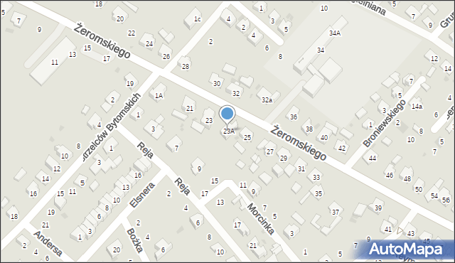 Krapkowice, Żeromskiego Stefana, 23A, mapa Krapkowice