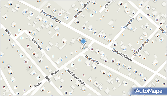 Krapkowice, Żeromskiego Stefana, 41, mapa Krapkowice
