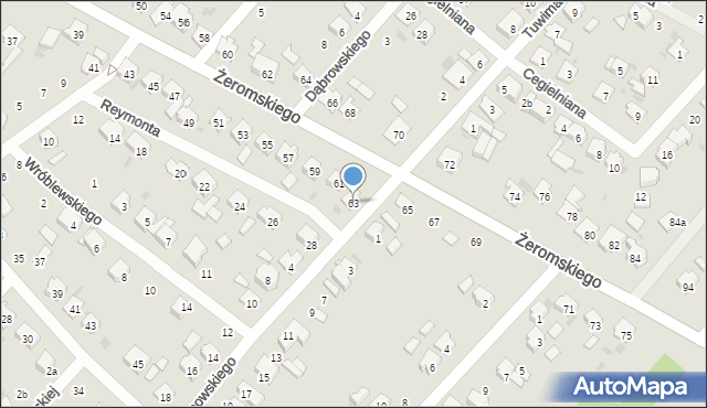 Krapkowice, Żeromskiego Stefana, 63, mapa Krapkowice