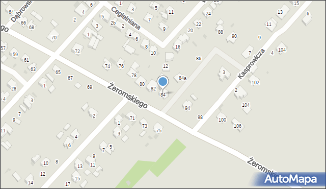 Krapkowice, Żeromskiego Stefana, 84, mapa Krapkowice
